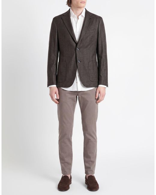 Paoloni Black Blazer for men