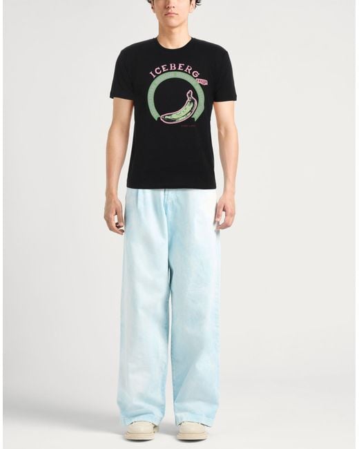 Iceberg Black T-shirt for men