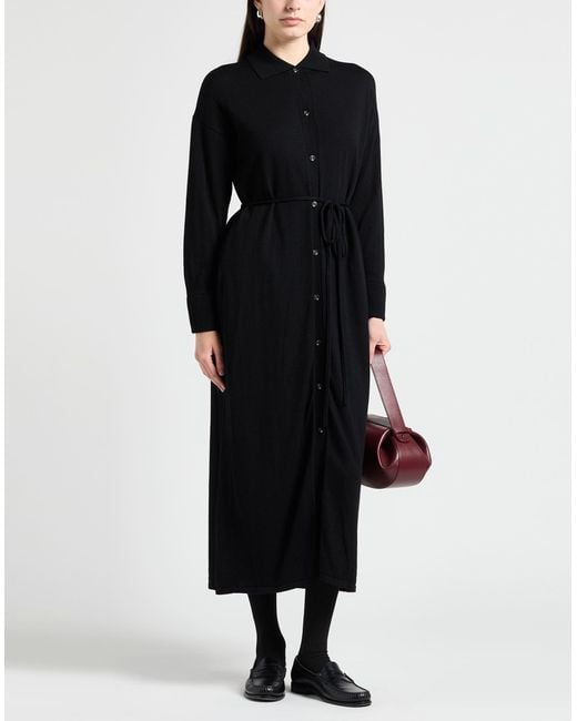 Alpha Studio Black Midi Dress