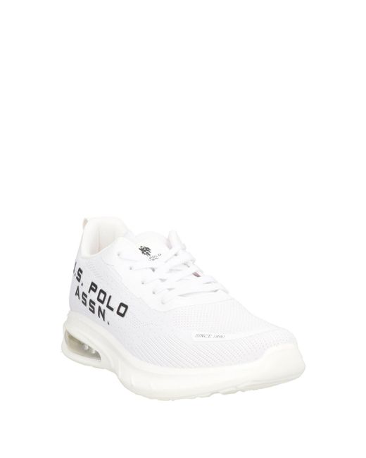 U.S. POLO ASSN. White Trainers for men
