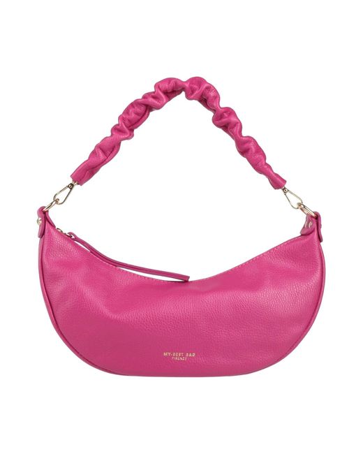 My Best Bags Pink Shoulder Bag Soft Leather