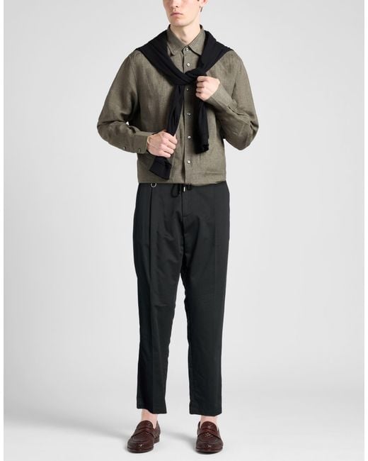 Paolo Pecora Black Pants for men
