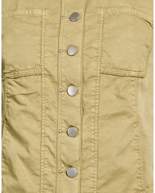 High Metallic Jacket Cotton, Linen, Elastane