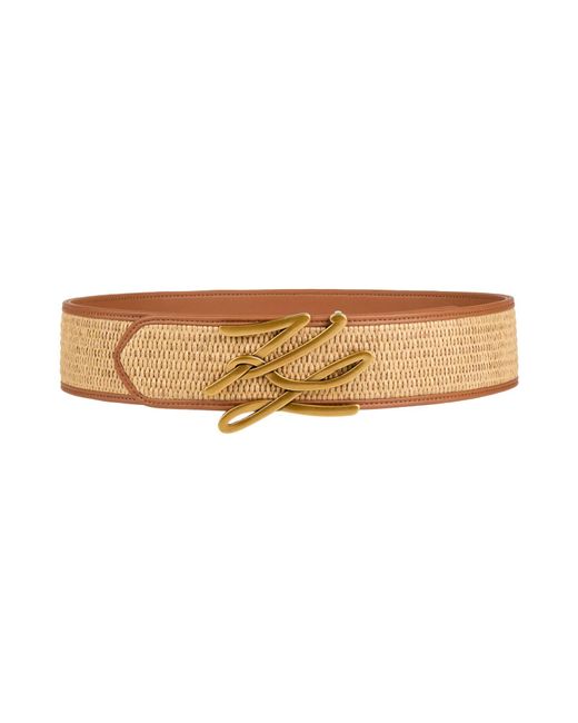 Karl Lagerfeld Natural Belts