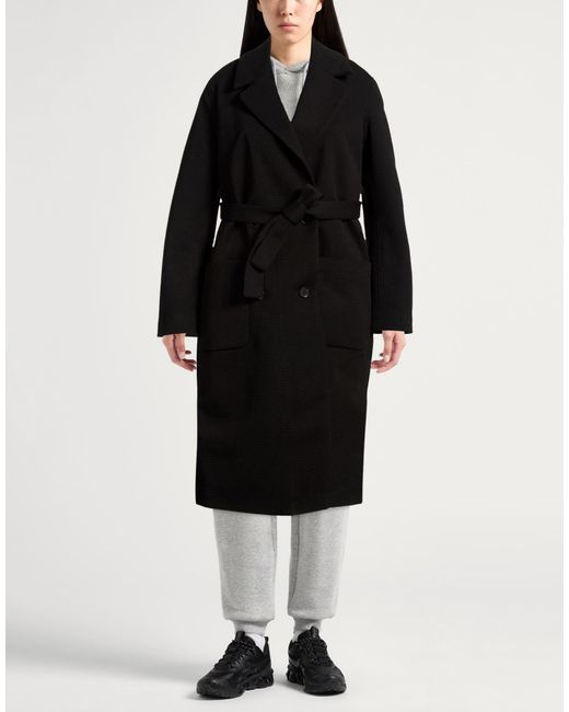 The North Face Black Coat Polyester, Wool