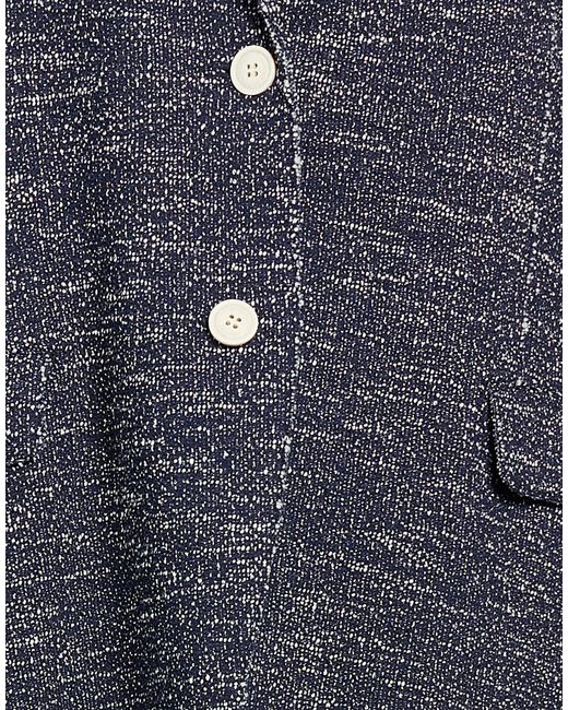 Eleventy Blue Blazer Cotton, Polyester, Acrylic, Polyamide, Elastane