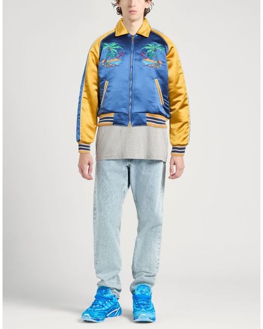 Rhude Blue Jacket Polyester for men