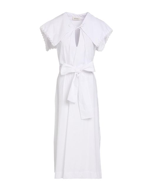 MEIMEIJ White Midi-Kleid