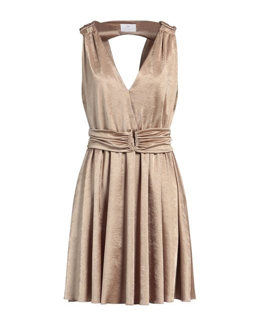 Nenette Natural Sand Mini Dress Polyester