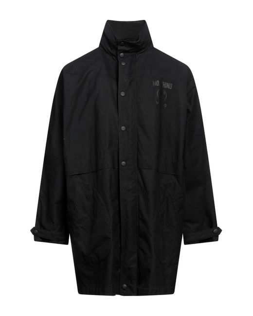 Moschino Black Overcoat & Trench Coat for men