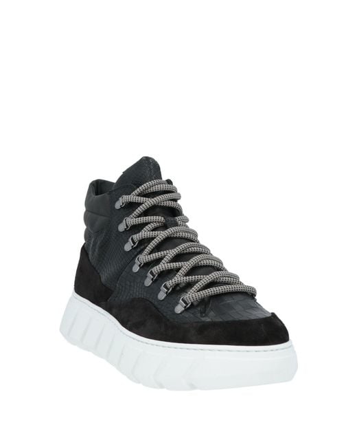 Giovanni Conti Black Sneakers for men