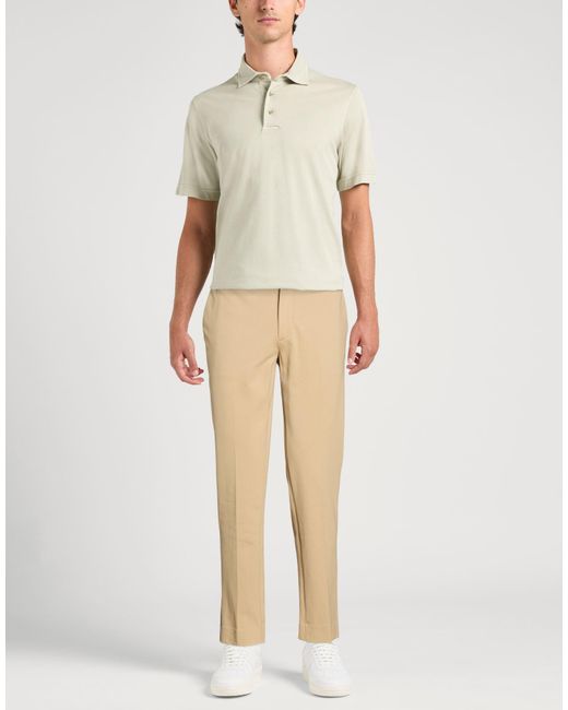 Circolo 1901 Natural Camel Pants Cotton, Polyacrylic, Elastane for men