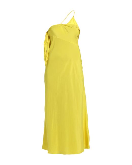 Jil Sander Yellow Maxi Dress