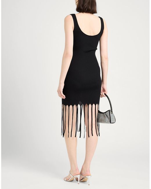 Pinko Black Midi-Kleid