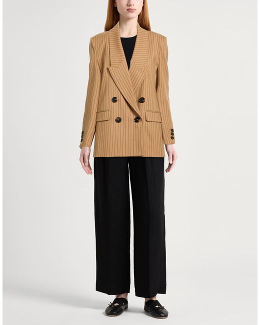 Pinko Natural Blazer Polyester, Wool, Elastane