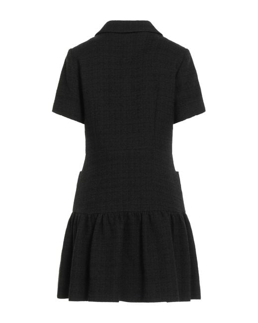 Sandro Black Mini-Kleid