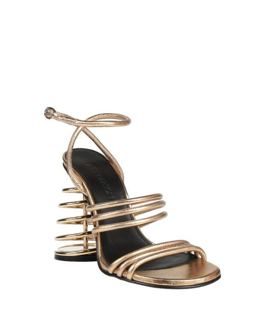 J.W. Anderson Metallic Sandals