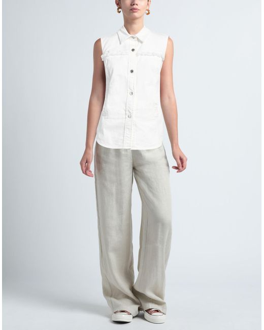 Grifoni White Denim Shirt