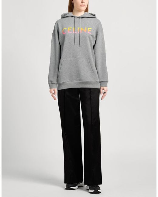 Céline Gray Sweatshirt Cotton, Elastane