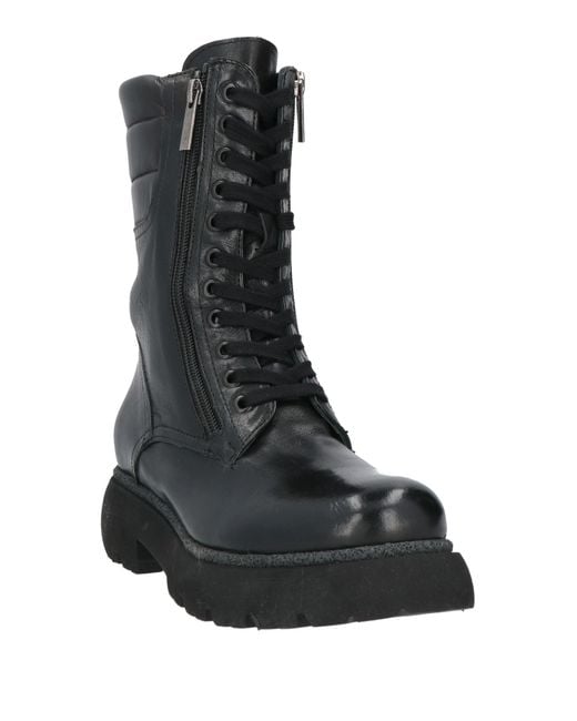 Calpierre Black Ankle Boots Soft Leather