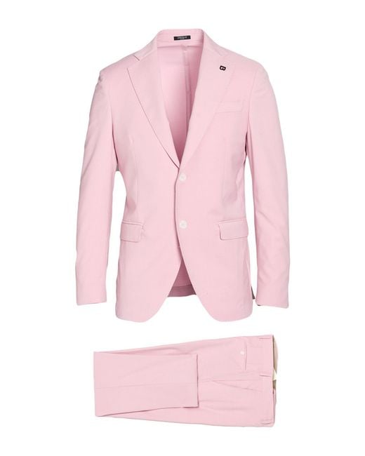 BRERAS Milano Pink Suits for men