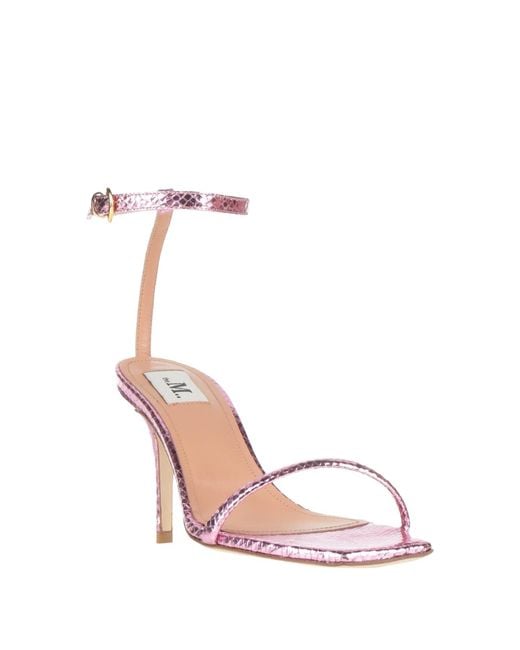 THE M.. Pink Sandals Leather