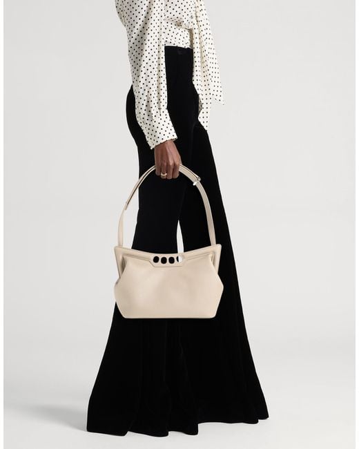 McQueen Natural Handbag Leather