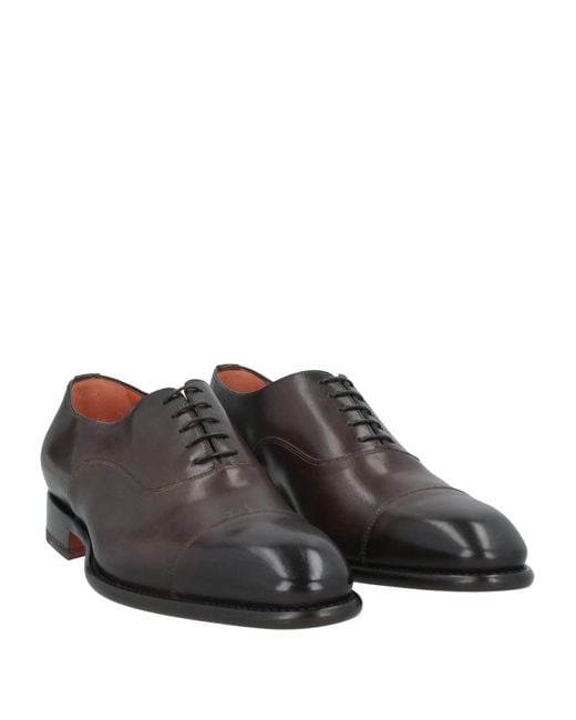 Santoni Brown Lace-up Shoes for men