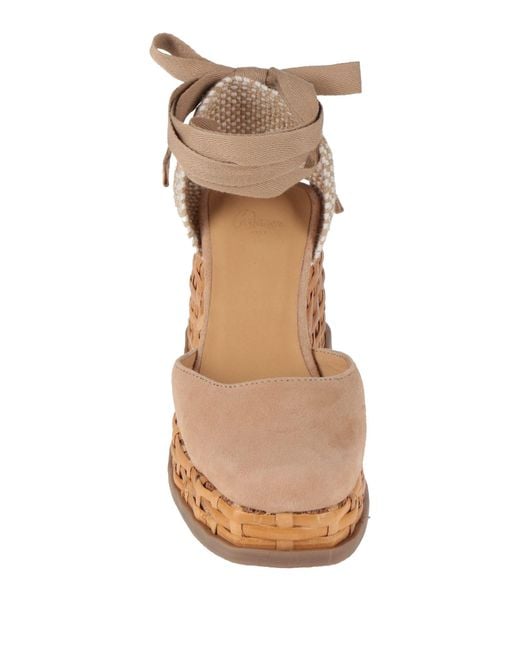 Castaner Natural Espadrilles Leather