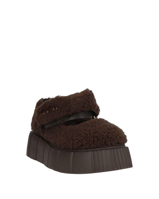 Inuikii Brown Dark Pumps Textile Fibers