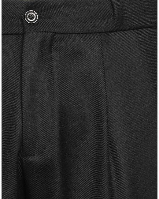 Michael Coal Black Trouser for men