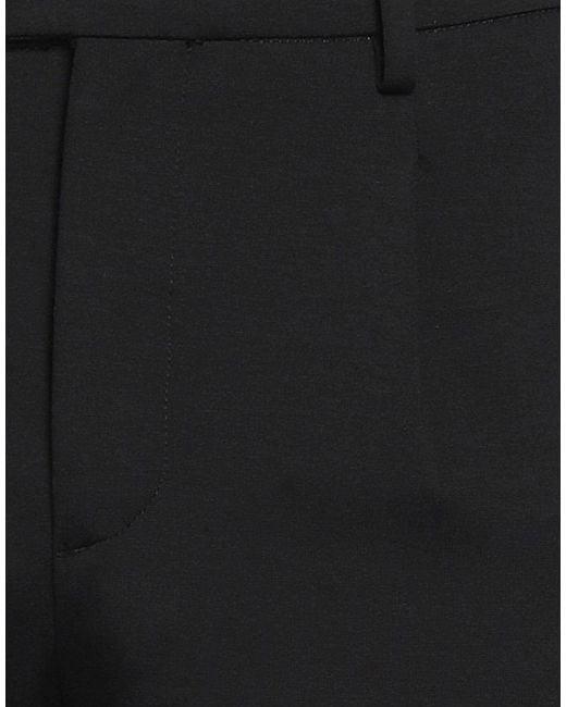 Yan Simmon Black Pants Cotton, Polyamide, Elastane for men
