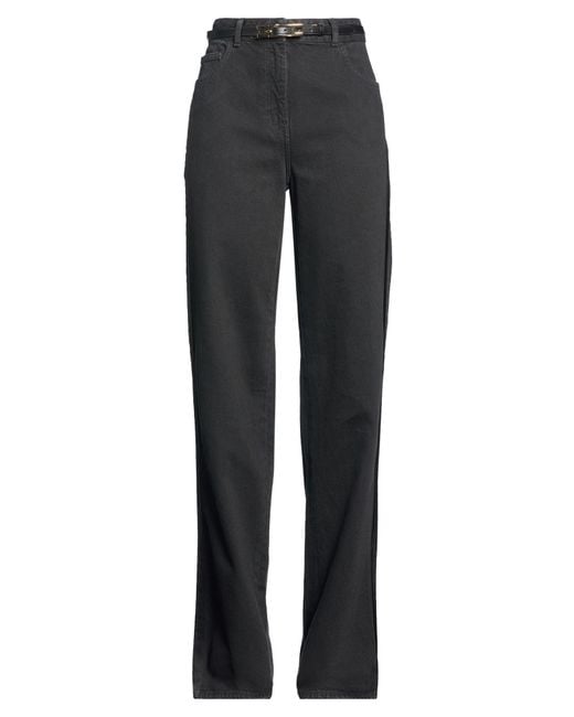 Elisabetta Franchi Gray Jeans Cotton