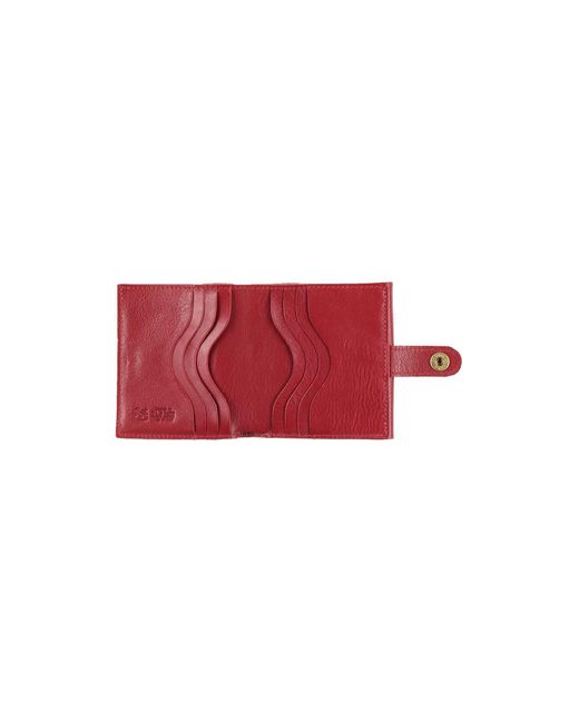Il Bisonte Brieftasche in Red für Herren