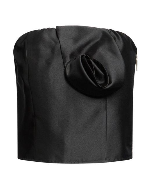 SIMONA CORSELLINI Black Top Polyester