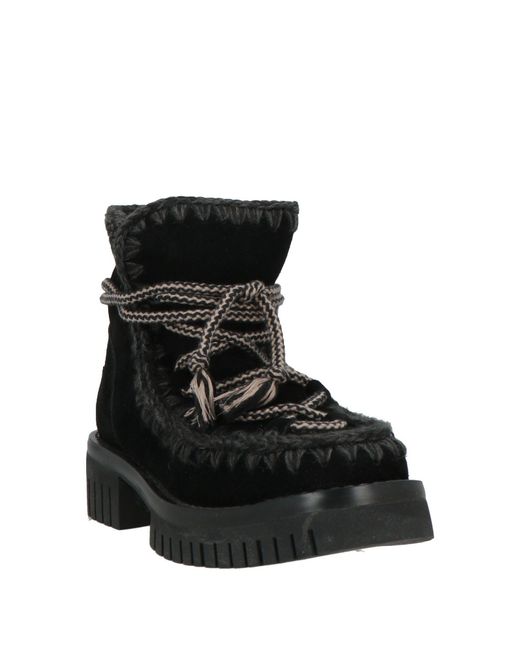 Mou Black Ankle Boots