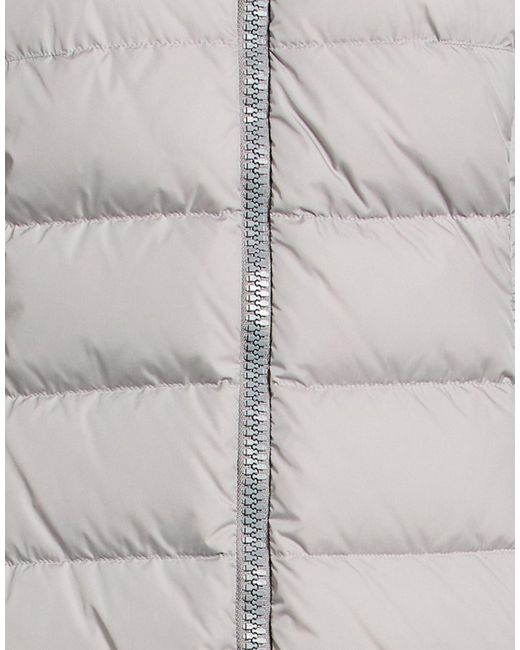 Herno Gray Puffer Polyamide, Wool, Elastane