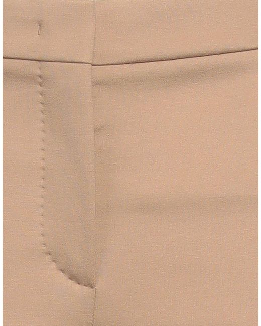 Max Mara Natural Camel Pants Viscose, Polyamide, Elastane