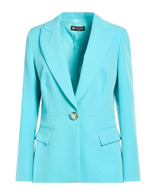 Camilla Blue Sky Blazer Polyester, Elastane