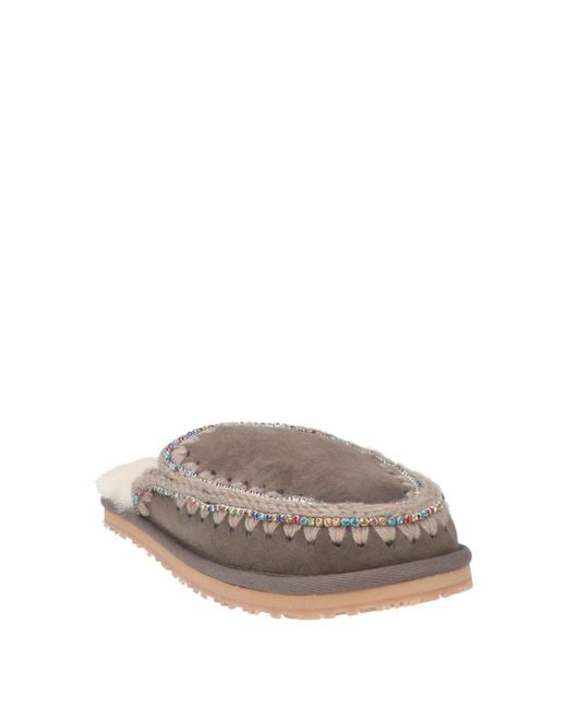 Mou Gray Mules & Clogs