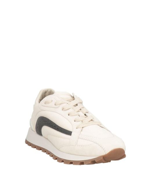 Brunello Cucinelli Natural Trainers