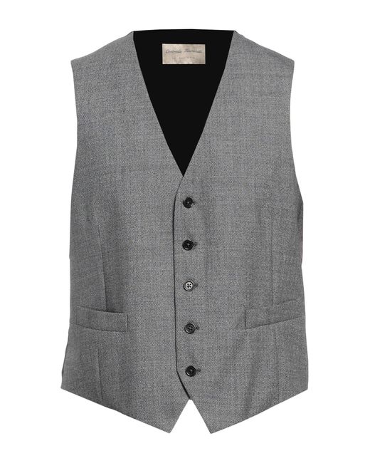 Tombolini Gray Waistcoat for men