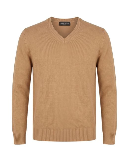 Pullover Roberto Collina de hombre de color Natural