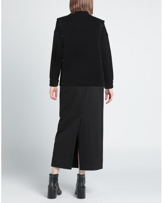 Setchu Black Turtleneck Merino Wool