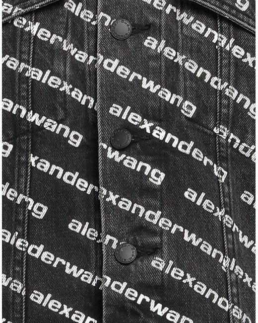 Alexander Wang Gray Denim Outerwear