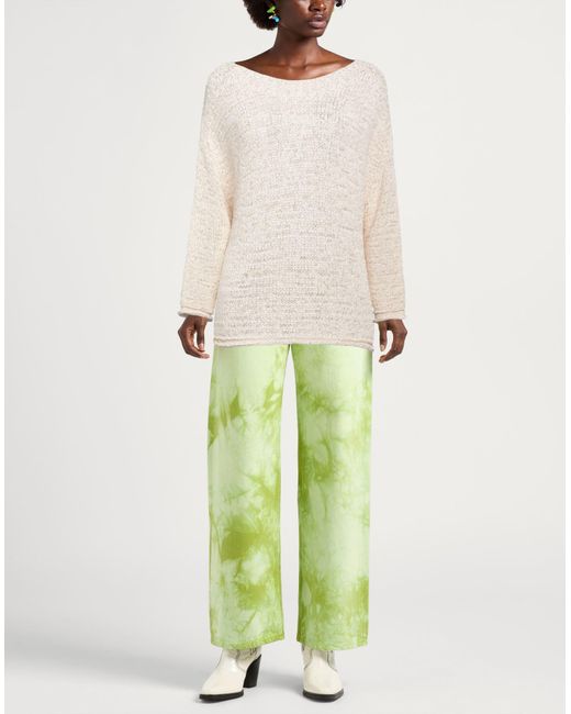 Alpha Studio White Sweater Cotton, Polyamide