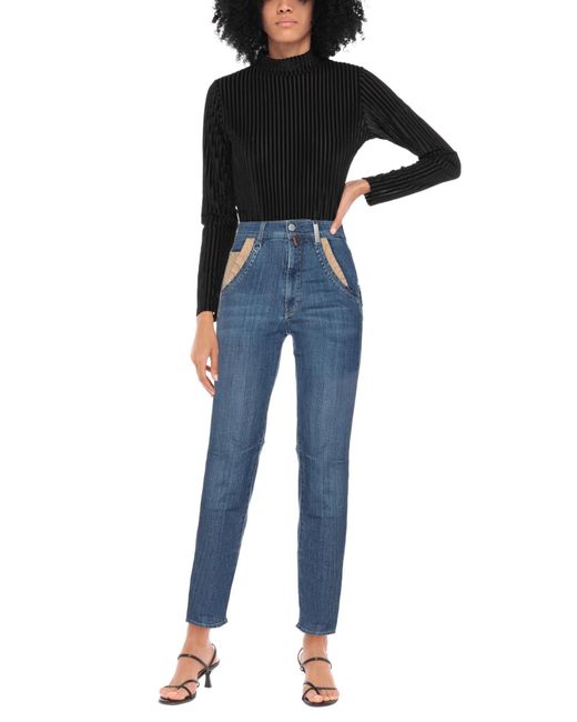 High Blue Denim Trousers