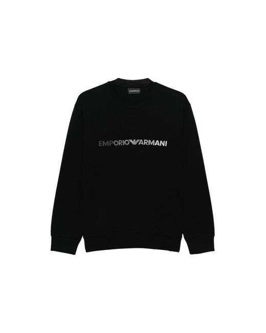 Sweat-shirt Emporio Armani pour homme en coloris Black