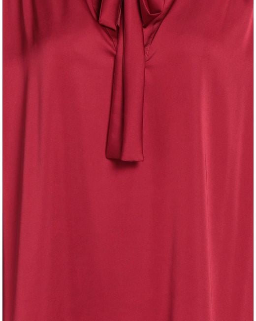 Gaelle Paris Red Top Polyester, Elastane