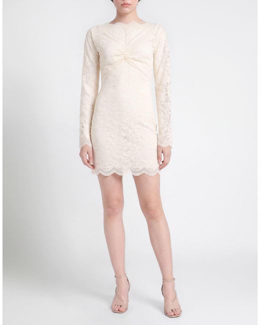 Rabanne White Mini Dress Polyamide, Elastane